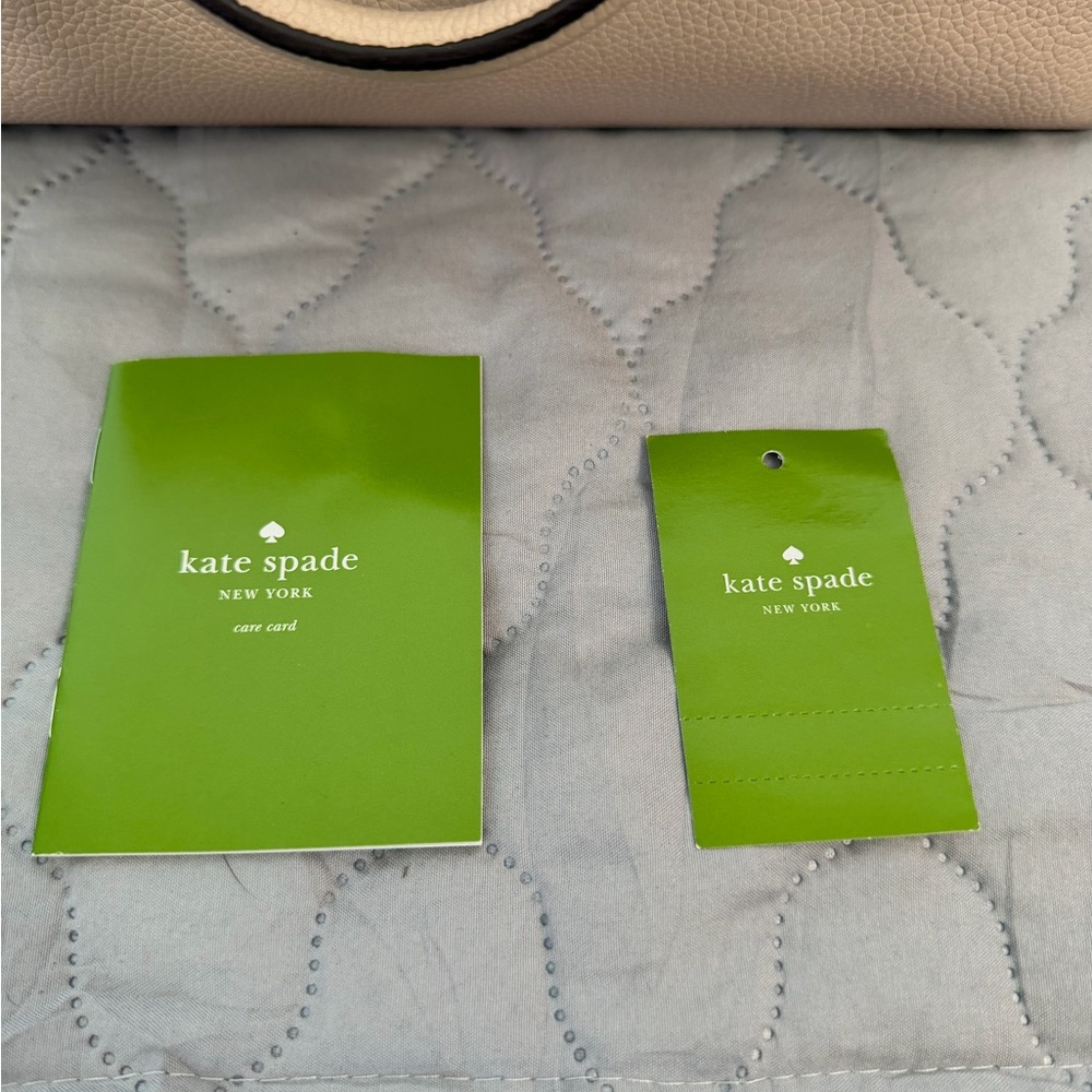 kate spade New York Pebbled Leather Satchel in WarmBeige - Picture 5 of 8